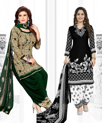 Priyashi Crepe Printed Salwar Suit Material