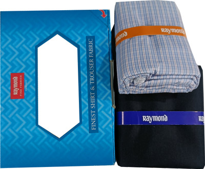 Raymond Cotton Blend Self Design Shirt & Trouser Fabric