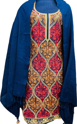 REET MAHAL Wool Embroidered Salwar Suit Material