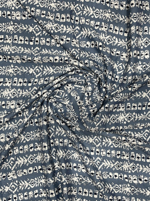 STUTI TRENDS Crepe Printed Multipurpose Running Fabric