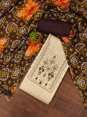 Jaipur Kurti Pure Silk Floral Print Salwar Suit Material