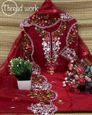 Darshn fab Cotton Silk Self Design Salwar Suit Material