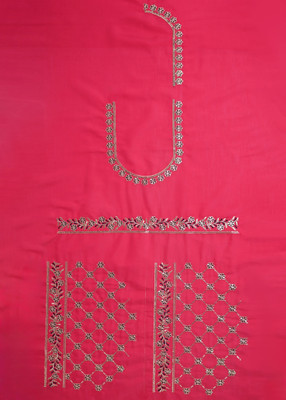 SHAYANAPPAREL Cotton Silk Embroidered Blouse Material