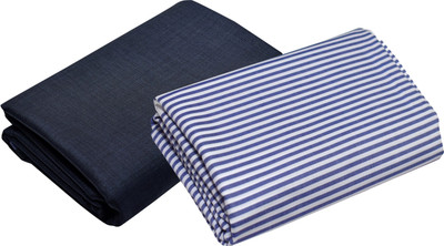 KUNDAN SULZ GWALIOR Cotton Blend Solid, Checkered Shirt & Trouser Fabric