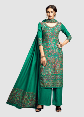 HouseOfCommon Wool Self Design Kurta & Palazzo Material