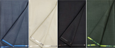 KUNDAN SULZ GWALIOR Viscose Rayon Self Design Trouser Fabric