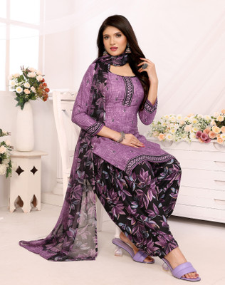 The THIRA Crepe Paisley Salwar Suit Material