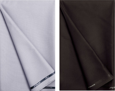 abhi fashion Viscose Rayon Solid Trouser Fabric