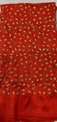 SATKAAR FASHIONS Silk Blend Embroidered Multipurpose Running Fabric