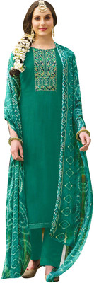 Ambarlyn Pure Cotton Embroidered Salwar Suit Material