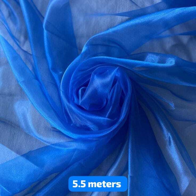 ramiv vastra Organza Solid Multi-purpose Fabric