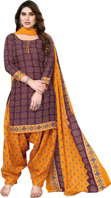 Wonder Weave Cotton Blend Printed Salwar Suit Material