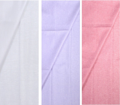 KUNDAN SULZ GWALIOR Cotton Linen Self Design Shirt Fabric