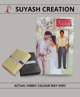 Suyash Creation Polycotton Solid Shirt & Trouser Fabric