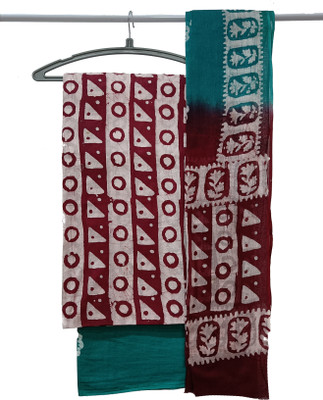 Bombay Buta Cotton Blend Geometric Print Salwar Suit Material