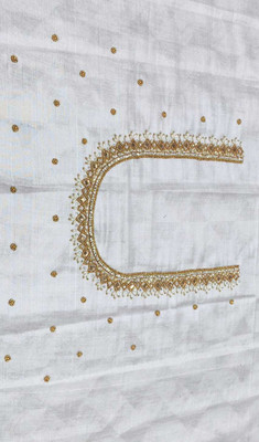 Khusi Fashion Silk Blend Embellished Blouse Material