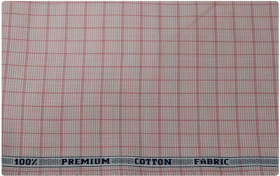 Raymond Pure Cotton Checkered Shirt Fabric