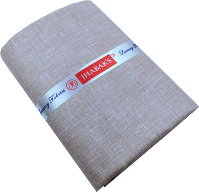 JHABAK'S Cotton Blend Self Design Shirt Fabric
