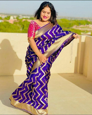 Kanjivaram Jacquard Printed Blouse Material