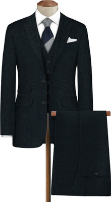 Bigreams Wool Geometric Print Suit Fabric