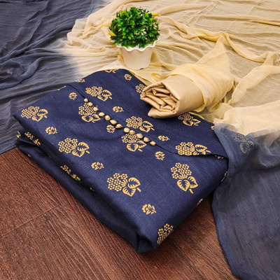 ShopGlobal Pure Cotton Printed Salwar Suit Material