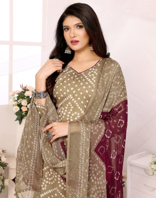 Wonder Weave Crepe Printed Salwar Suit Material