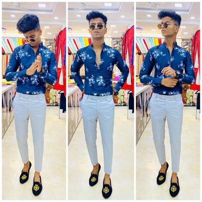 tmcretion Polycotton Printed Shirt & Trouser Fabric