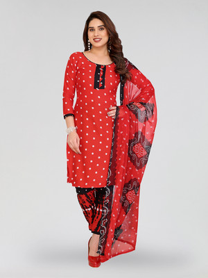Moda Rapido Crepe Printed Salwar Suit Material