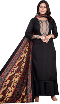 Rosniya Wool Embroidered Salwar Suit Material