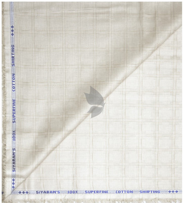 Siyaram's Pure Cotton Solid Shirt Fabric