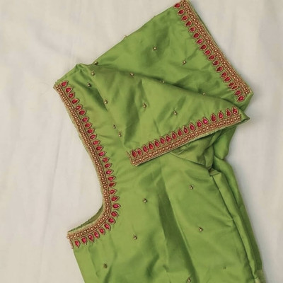 Kaf Pure Cotton Embellished Blouse Material