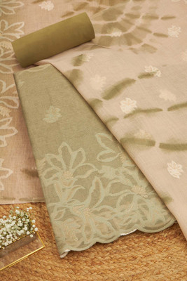 soch Linen Floral Print Salwar Suit Material