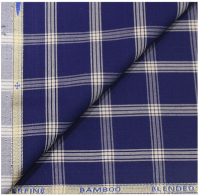 siyarams Pure Cotton Checkered Shirt Fabric
