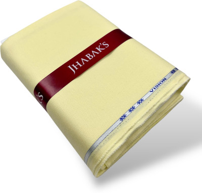 JHABAK'S Pure Cotton Self Design Shirt Fabric