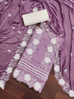 Kimisha Cotton Silk Embroidered Salwar Suit Material