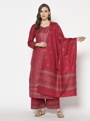 HouseOfCommon Wool Self Design Kurta & Palazzo Material