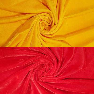 Seg Velvet Solid Blouse Material