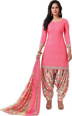 KurtiKo Crepe Printed Salwar Suit Material