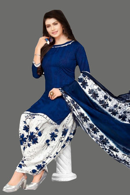 ANIRAV Crepe Printed Salwar Suit Material