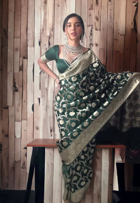 Kanjivaram Jacquard Solid Blouse Material