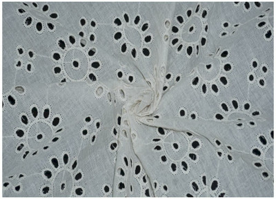 Siyani Clothing Pure Cotton Embroidered Kurta Fabric