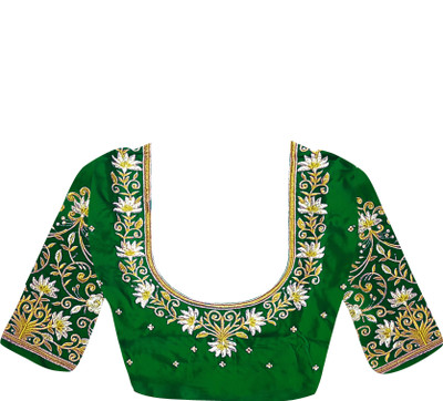 SRIBALAJIESTORE Art Silk Embellished Blouse Material