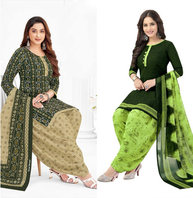 laxmi creation Crepe Printed Salwar Suit Material