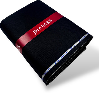 JHABAK'S Pure Cotton Self Design Shirt Fabric