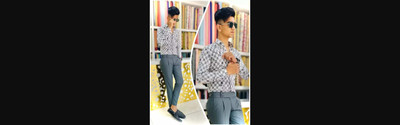 nilkanth Polycotton Striped Shirt & Trouser Fabric