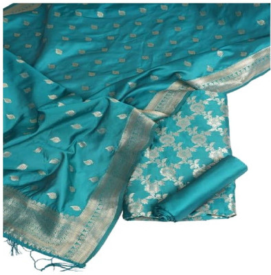 MUFFLY Cotton Silk Printed Salwar Suit Material