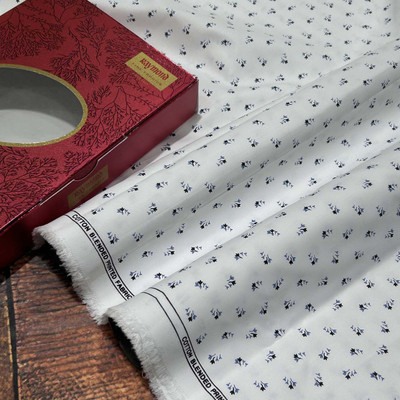 Raymond Pure Cotton Printed Shirt Fabric