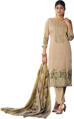 The Jazzbaat Pure Cotton Embroidered Salwar Suit Material