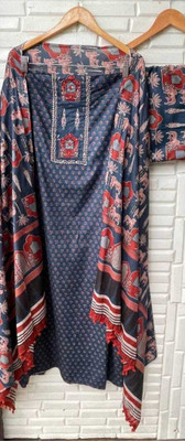 ABODH COLOURS Pure Cotton Self Design Salwar Suit Material