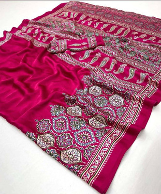 SEWELOFASHION Silk Blend Printed Blouse Material